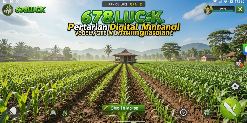 Tampilan menarik dari gameplay 678LUCK yang menampilkan ladang subur.