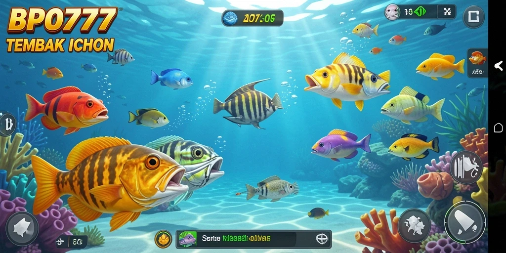 Screenshot game BPO777 menampilkan aksi menembak ikan yang seru.