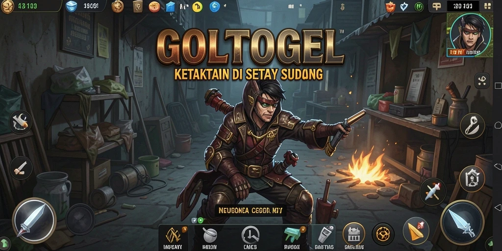 Tampilan gameplay menakutkan di GOLTOGEL dengan efek suara yang mencekam.