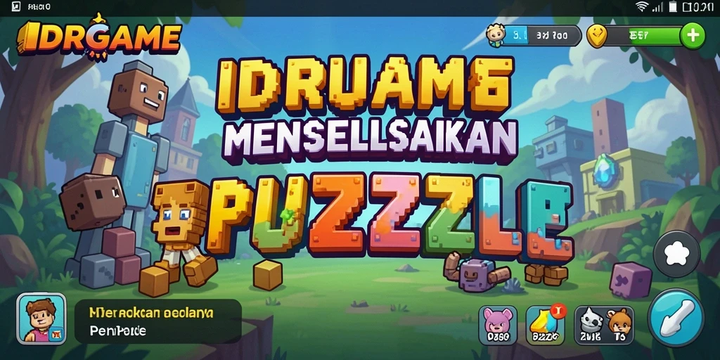 Tampilan menarik gameplay Puzzle di IDRGAME.